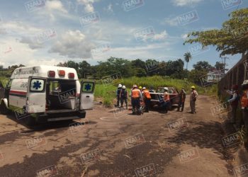 Albañil cayó de un andamio