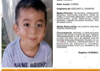 Buscan a menor en Escuintla