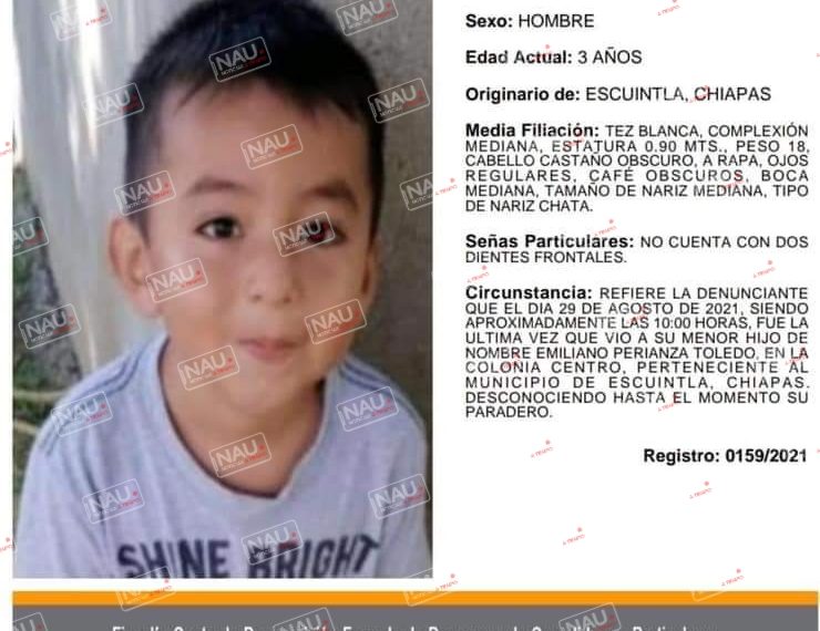 Buscan a menor en Escuintla