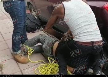 Golpean a presunto ladrón