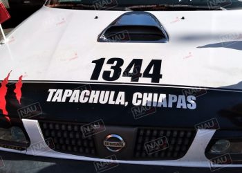 Infraccionan a conductor de taxi por portar torreta en vehículo del servicio público