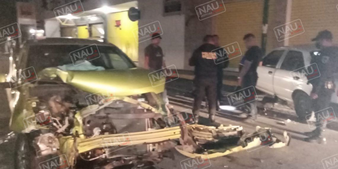Solo daños deja accidente en Tapachula