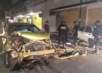 Solo daños deja accidente en Tapachula