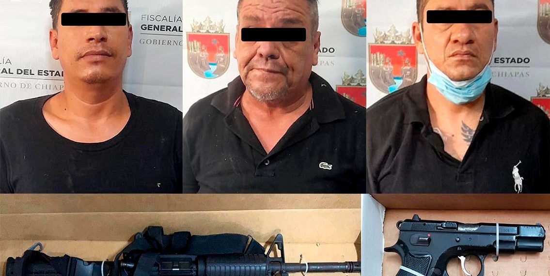 FGE abre carpetas de investigación por diversos delitos y detiene a tres personas