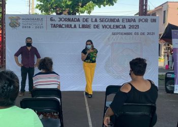 SE MANTIENEN JORNADAS POR UN TAPACHULA LIBRE DE VIOLENCIA 2021