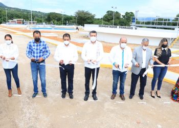 En Chiapa de Corzo, Rutilio Escandón inaugura primera etapa de la Planta de Tratamiento de Aguas Residuales