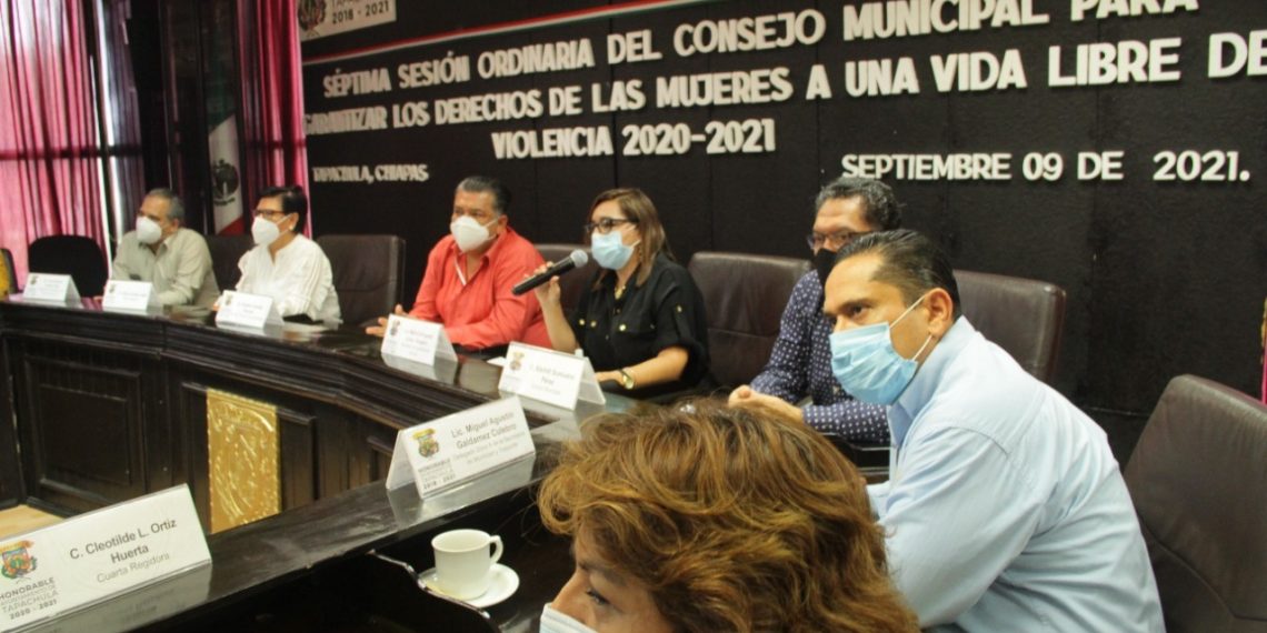 COORDINAN ACCIONES PARA GARANTIZAR LOS DERECHOS DE LAS MUJERES A UNA VIDA LIBRE DE VIOLENCIA EN TAPACHULA