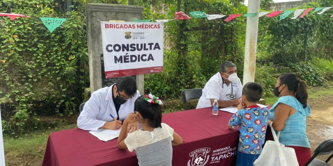 AYUNTAMIENTO DE TAPACHULA LLEVA BRIGADAS DE SALUD INTEGRAL A COMUNIDADES RURALES