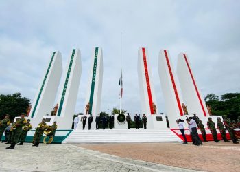 Encabeza Rutilio Escandón 174 aniversario de la Gesta Heroica de los Niños Héroes de Chapultepec