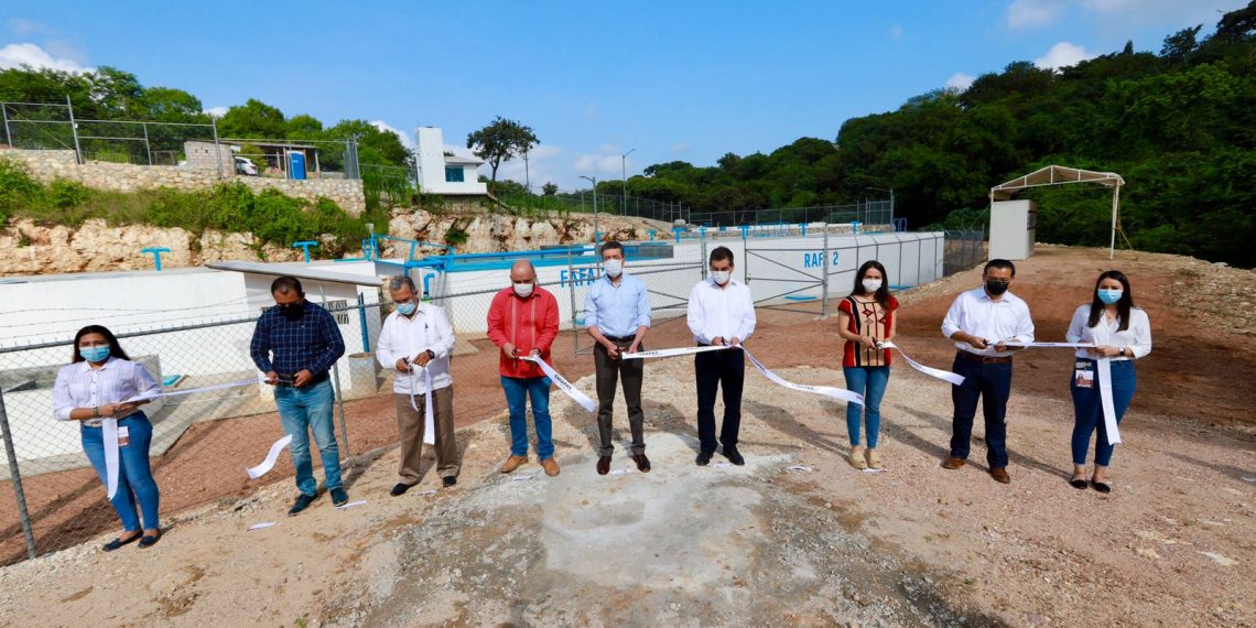 Rutilio Escandón inaugura el Sistema de Tratamiento de Aguas Residuales de Berriozábal