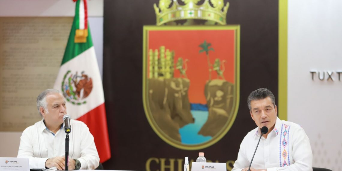 Rutilio Escandón y Miguel Torruco encabezan Anuncio de Programas Turísticos en Chiapas