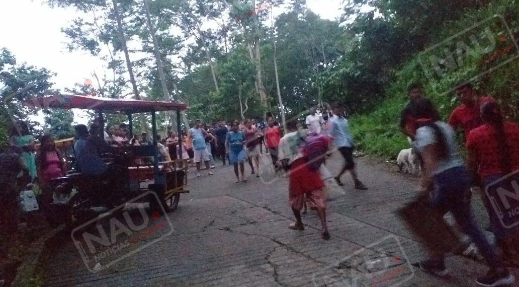 Regresan a sus casas las 45 familias evacuadas la noche del pasado domingo en Tuxtla Chico