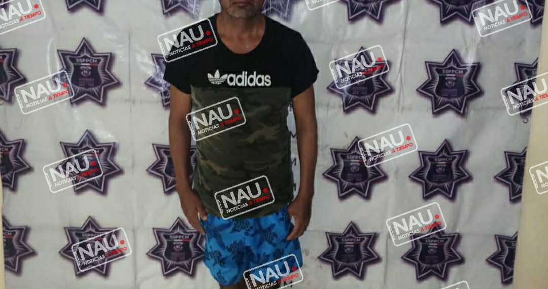 Detienen a sujeto acusado de lesiones y violencia familiar.