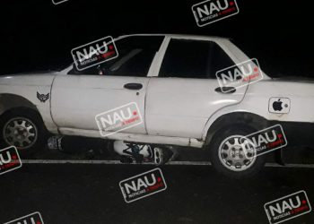 Muere joven mujer que viajaba en una motocicleta.