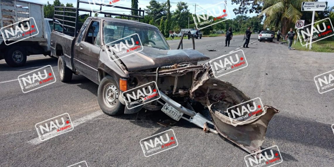 Accidente vehicular en carretera Tapachula – Puerto Madero.