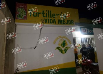 Asaltan tortillería y se roban 10 mil pesos.