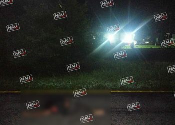 Presunto migrante fue atropellado y falleció.