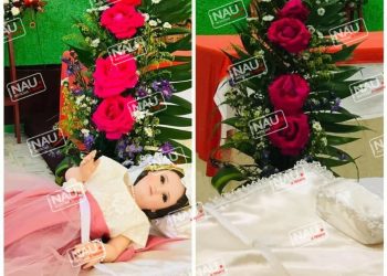 Roban virgen niña de iglesia San Pedro de Mapastepec.