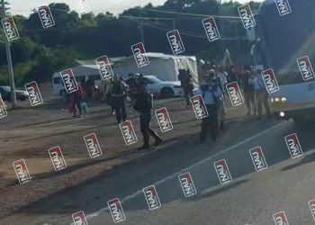Intercepta INM y Guardia Nacional a migrantes en las Choapas – Veracruz.