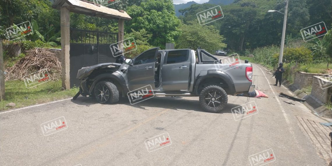 Mueren dos personas en accidente en AMATENANGO DE LA FRONTERA.