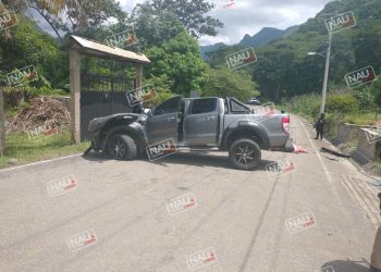 Mueren dos personas en accidente en AMATENANGO DE LA FRONTERA.