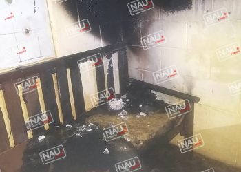 Atiende PC incendio de casa en Cafetales.