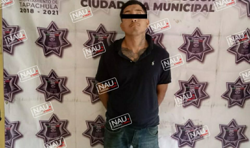 Detienen a presunto asaltante.