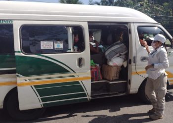 MANTIENEN OPERATIVOS DE VIGILANCIA EN TRANSPORTE PÚBLICO DE TAPACHULA, PARA EVITAR COVID-19