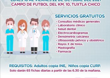 Gestiona Julio Gamboa “Caravana de la Salud” para las familias tuxtlachiquenses