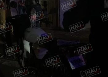 Motociclista lesionado