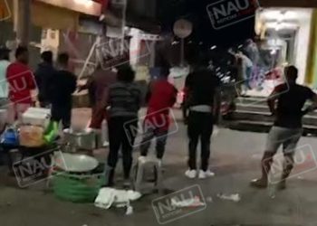Batalla campal entre migrantes deja una persona lesionada en el centro de Tapachula