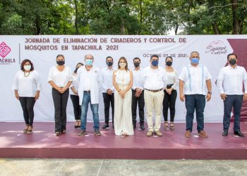 AYUNTAMIENTO DE TAPACHULA Y DISTRITO DE SALUD VII EMPRENDEN JORNADA CONTRA EL DENGUE