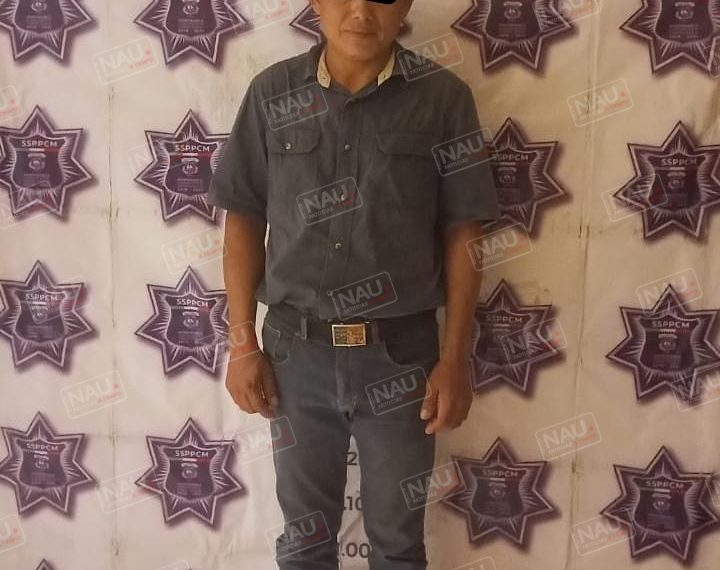Mexicano detenido por golpear a su pareja