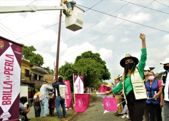 BRILLA LA PERLA, CON EL INICIO DE DOS OBRAS DE ALUMBRADO EN 16 DE SEPTIEMBRE Y CALCÁNEO BELTRÁN