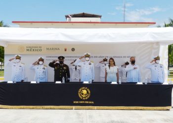 SECRETARÍA DE MARINA REALIZA CEREMONIA CONMEMORATIVA A LOS “200 AÑOS DE LA CREACIÓN DE LA ARMADA DE MÉXICO”, EN LA DÉCIMO CUARTA ZONA NAVAL