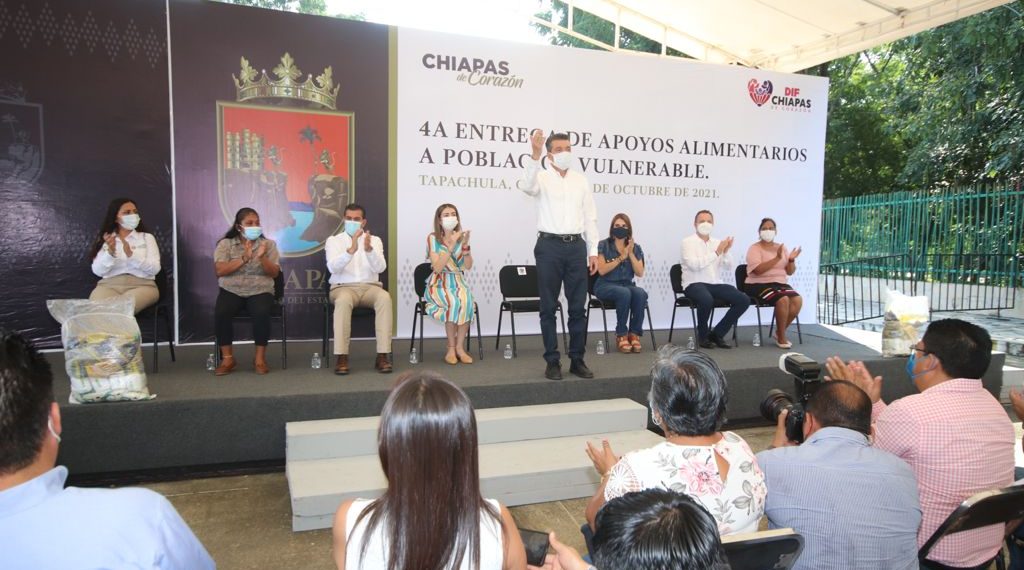 Desde Tapachula, Rutilio Escandón arranca entrega de apoyos alimentarios a población vulnerable