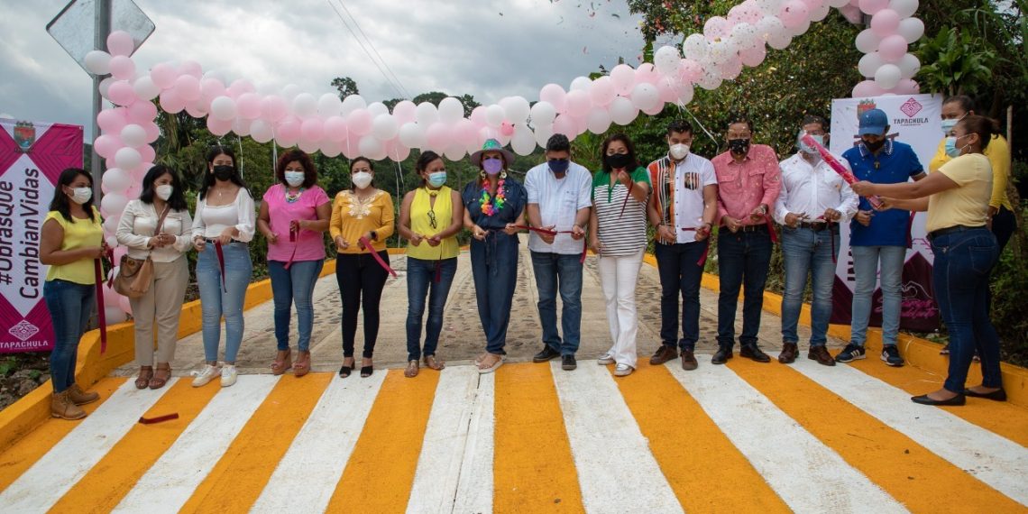 LLEGA LA JUSTICIA SOCIAL A ZONAS RURALES DE TAPACHULA CON LA INAUGURACIÓN DE NUEVAS OBRAS