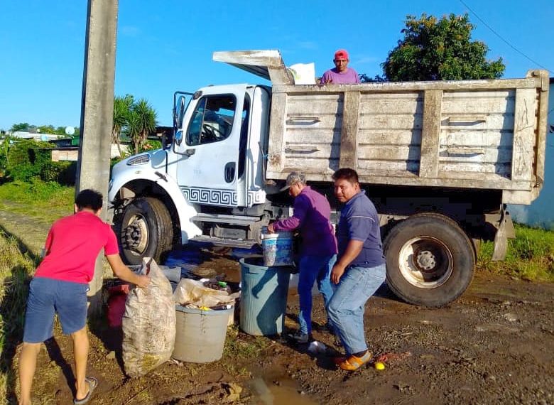 Inician acciones para reforzar y eficientar el programa de recolección de basura en Tuxtla Chico
