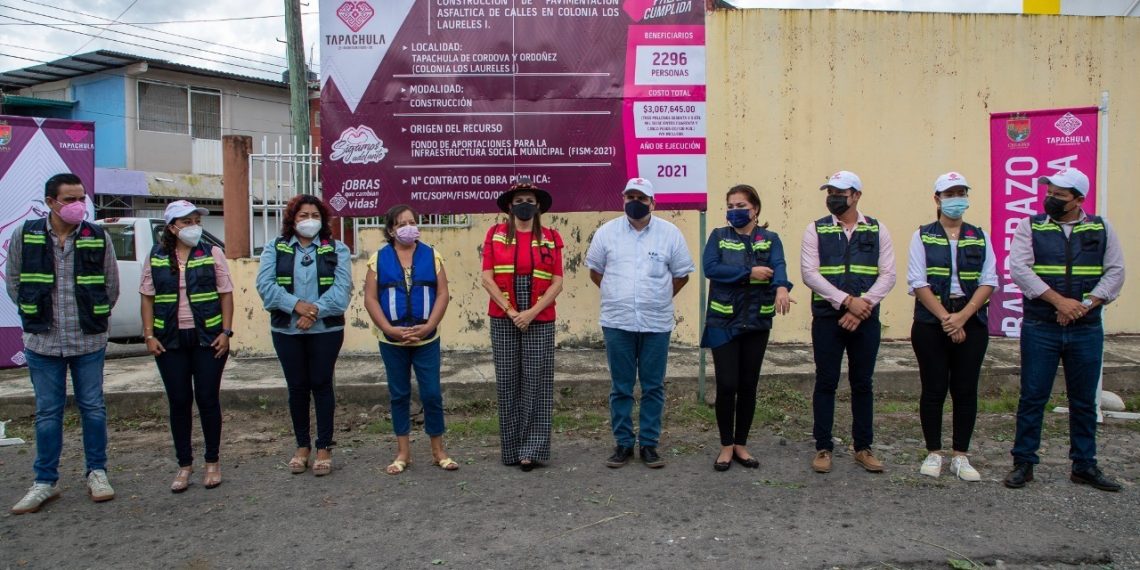ROSY URBINA DA BANDERAZO DE NUEVAS OBRAS EN COLONIAS LAURELES 1 Y MARÍA CANDELARIA