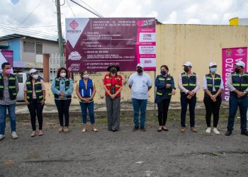 ROSY URBINA DA BANDERAZO DE NUEVAS OBRAS EN COLONIAS LAURELES 1 Y MARÍA CANDELARIA