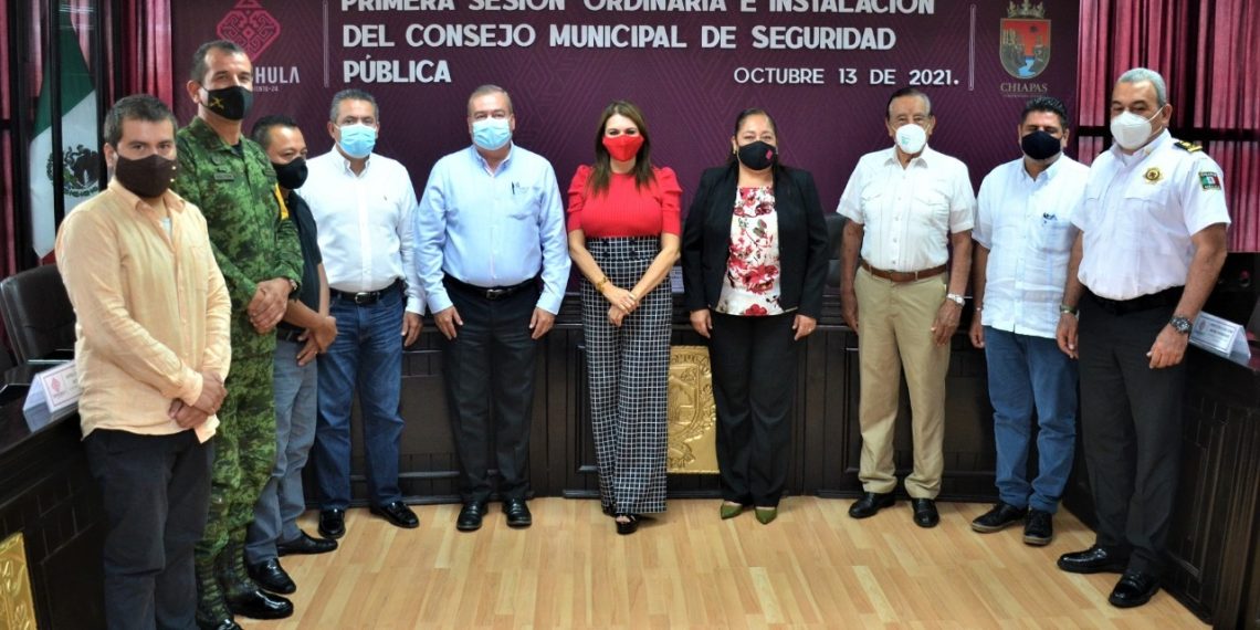 INSTALAN EN TAPACHULA EL CONSEJO MUNICIPAL DE SEGURIDAD DE PÚBLICA