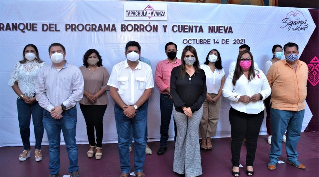ROSY URBINA PONE EN MARCHA PROGRAMA “BORRÓN Y CUENTA NUEVA”