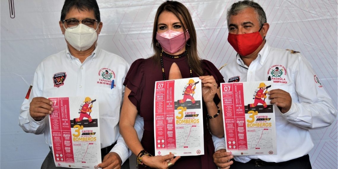 ANUNCIAN CARRERA “POR AMOR A LOS BOMBEROS”