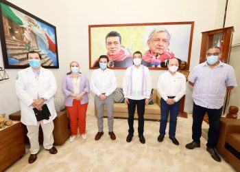 Rutilio Escandón y Zoé Robledo anuncian inicio de vacunación anticovid a adolescentes con comorbilidades