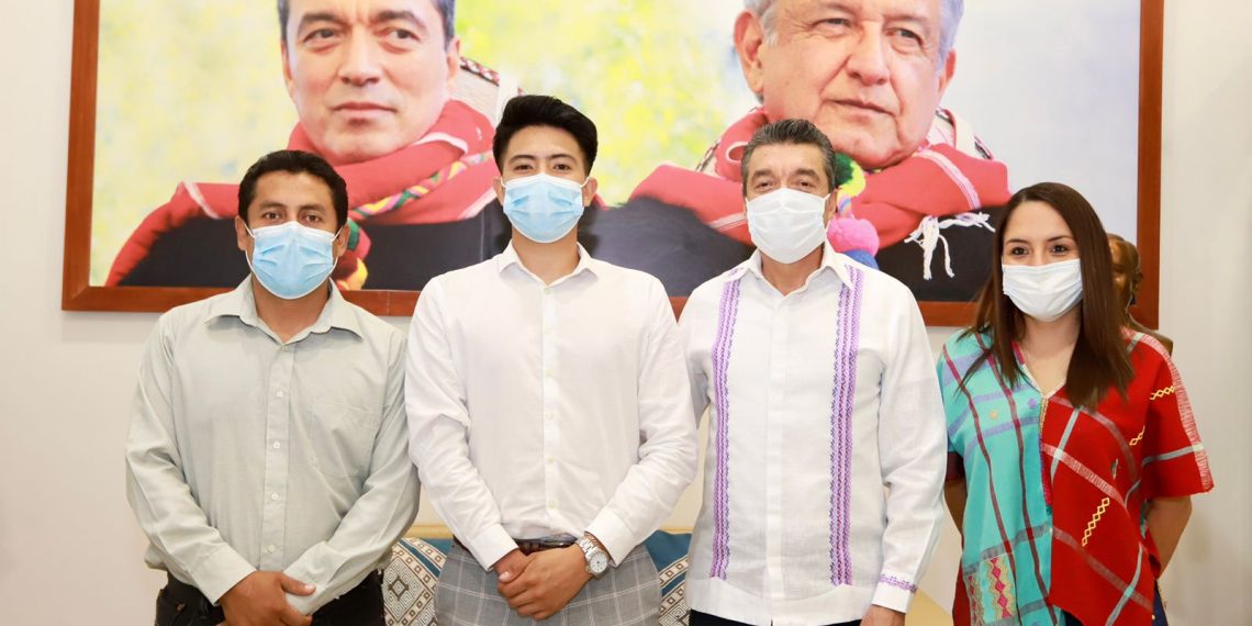 Externa Rutilio Escandón apoyo al deportista chiapaneco de ParaTaekwondo, Luis Mario Nájera Vleeschower