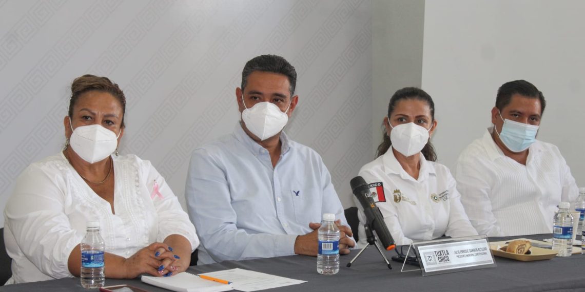 Instalan el Consejo Municipal de Protección Civil de Tuxtla Chico