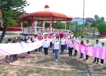 DIF y Ayuntamiento de Tuxtla Chico Conmemoran el Día Internacional de la Lucha contra el Cáncer de Mama