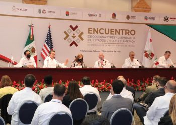 Junto a los gobiernos de México y EUA, trabajamos para impulsar el desarrollo del Sur-Sureste: Rutilio Escandón