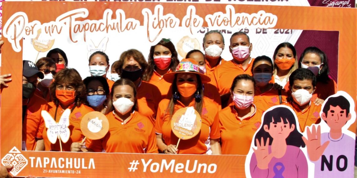 CONMEMORA EL AYUNTAMIENTO EL “DÍA NARANJA” POR UN TAPACHULA LIBRE DE VIOLENCIA #YOMEUNO
