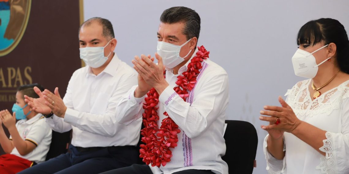 Inaugura Rutilio Escandón reconstrucción del Jardín de Niñas y Niños “Rosario Castellanos Figueroa”, en Tuxtla